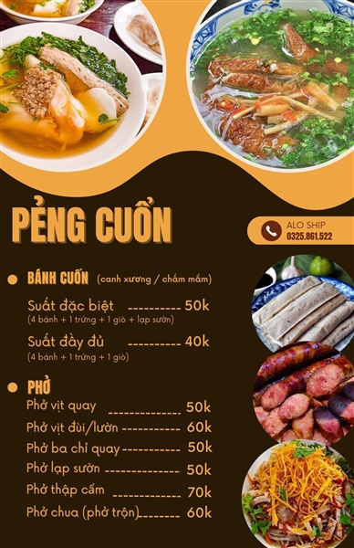 Pẻng Cuổn - Bánh cuốn Cao Bằng